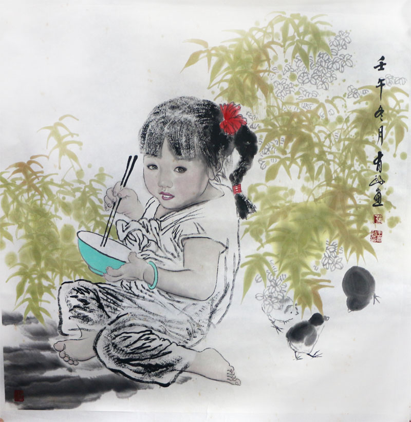 纖毫畢現(xiàn)  大音希聲——當(dāng)代著名人物畫家王有政先生畫作（館藏名家作品甲辰賀新春展）讀后