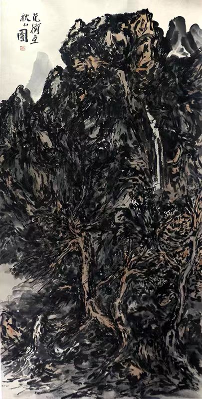 寓沉雄于律動(dòng) 寄心懷于天地——略談范揚(yáng)先生山水繪畫（甲辰賀新春展）的“技”之外顯與“道”之內(nèi)蘊(yùn)