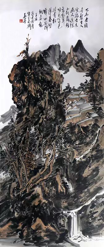 寓沉雄于律動(dòng) 寄心懷于天地——略談范揚(yáng)先生山水繪畫（甲辰賀新春展）的“技”之外顯與“道”之內(nèi)蘊(yùn)
