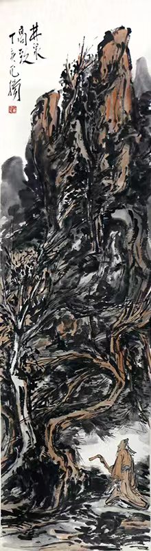 寓沉雄于律動(dòng) 寄心懷于天地——略談范揚(yáng)先生山水繪畫（甲辰賀新春展）的“技”之外顯與“道”之內(nèi)蘊(yùn)