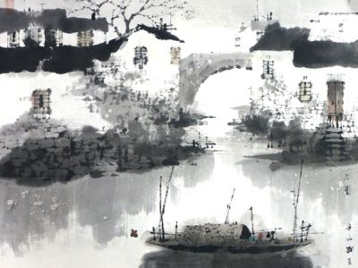 水墨寫意的田園詩情——中國國家畫院研究員劉建先生畫作（甲辰賀新春線上展）賞讀