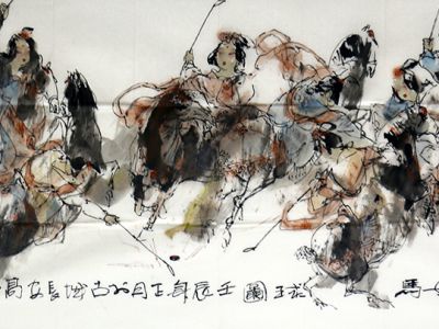 墨彩豐富 情趣盎然——《西部成功書畫家》刊載孫化良先生人物畫賞析