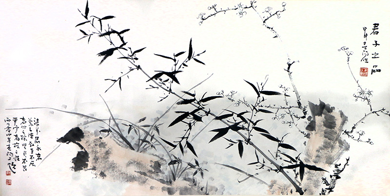 嘉卉之喻 君子之品——當(dāng)代著名花鳥畫家霍春陽先生作品（甲辰賀新春線上展）賞讀