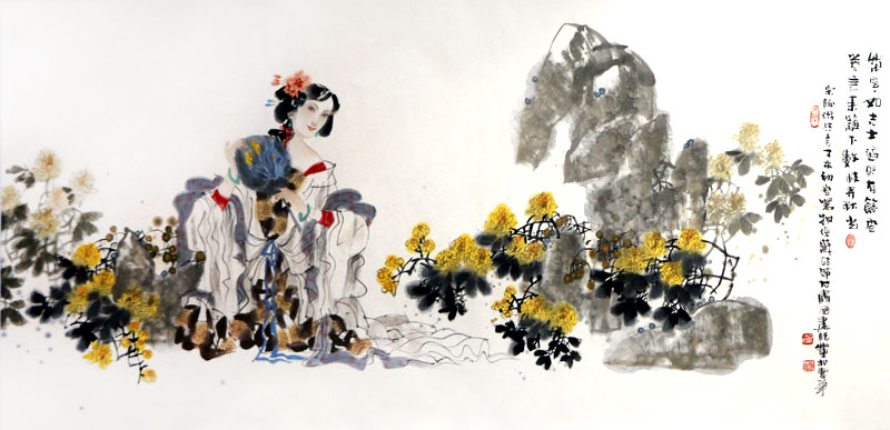 詩(shī)意的棲息地——隴上著名人物畫(huà)家董兆惠先生仕女圖（館藏名家作品甲辰賀新春展）賞讀