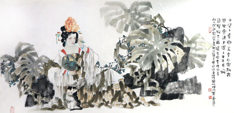 詩(shī)意的棲息地——隴上著名人物畫(huà)家董兆惠先生仕女圖（館藏名家作品甲辰賀新春展）賞讀