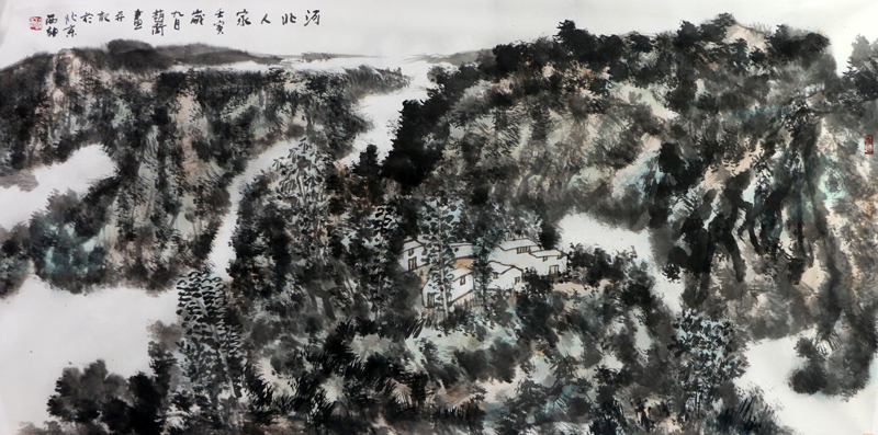 山水蒼雄 氣象博大——著名畫家趙衛先生（甲辰賀新春線上展）山水畫賞析
