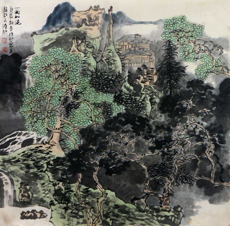 悠然會心 俱成天趣——著名山水畫家滿維起先生（甲辰賀新春線上展）畫作賞析