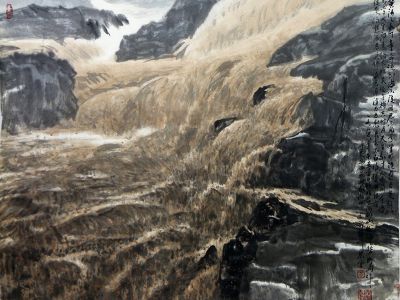 造化為師 胸涵萬象——陜西當代著名畫家師尋先生山水畫（《西部成功書畫家》刊載）賞讀