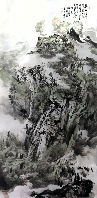 實寫中得意 靜照間騰踔——當代著名山水畫家白云鄉(xiāng)先生繪畫（甲辰賀新春線上展）的體道審美精神散論