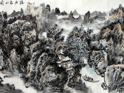 墨彩蒼潤 內蘊精賅——《西部成功書畫家》刊載秦玉柱先生山水畫作品賞析
