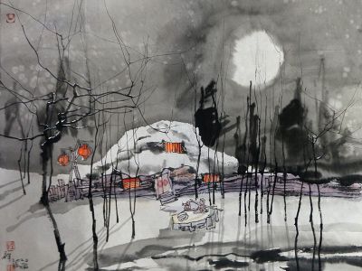 筆墨曼妙 滌蕩心靈——當代山水畫家陸天寧先生畫作（甲辰賀新春線上展）賞讀