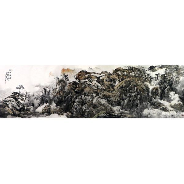 《秋山雨后》
