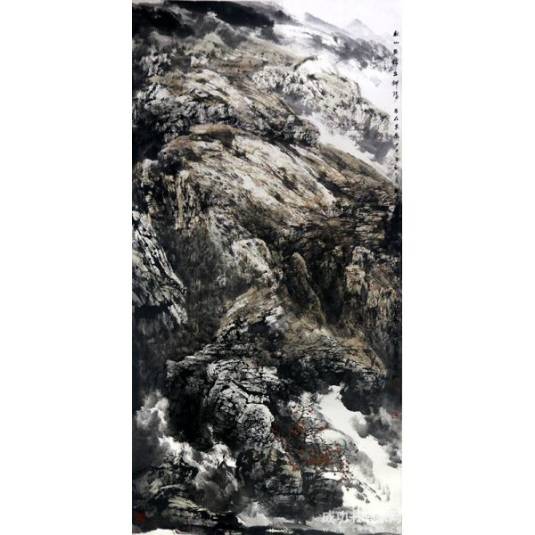 《秋山無話立斜陽》