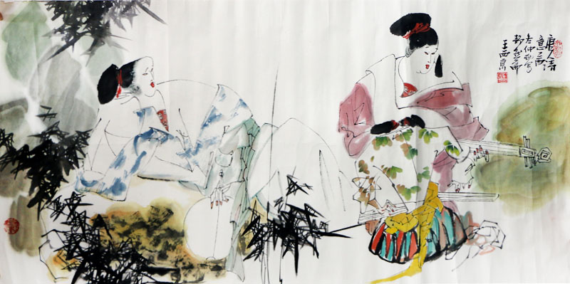 形妙神暢  氤氳從容——讀王西京先生《唐人詩意》（《西部成功書畫家》刊載）