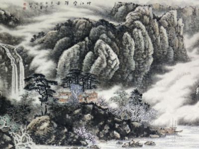 山色蒼潤  群峰攬秀——《西部成功書畫家》刊載趙延華山水畫淺賞