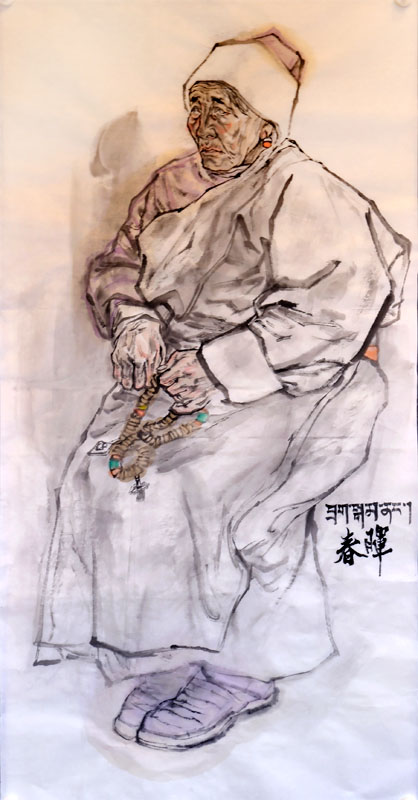 用心體驗 用意寫生——中國國家畫院張江舟師生甘南采風活動散記四