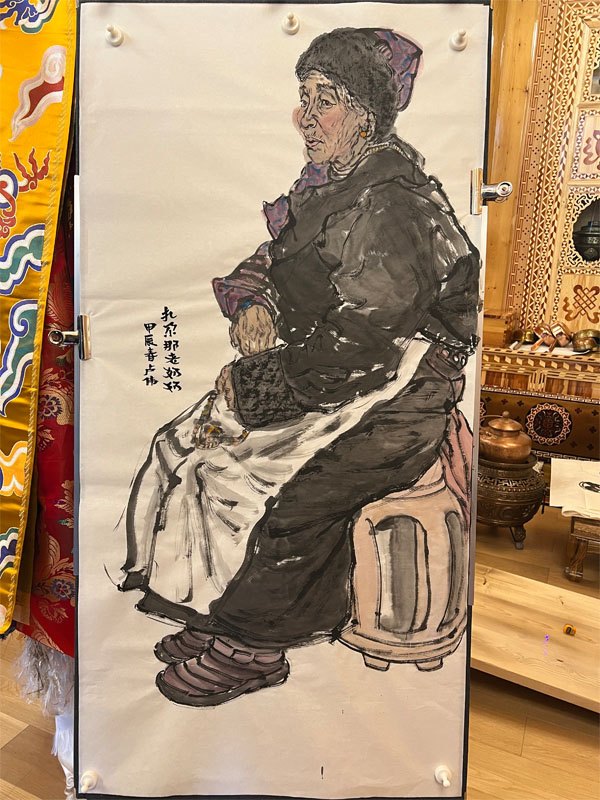 用心體驗 用意寫生——中國國家畫院張江舟師生甘南采風活動散記四