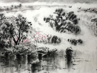 水墨氤氳 氣象空濛——《西部成功書畫家》刊載劉祖鵬先生山水畫欣賞