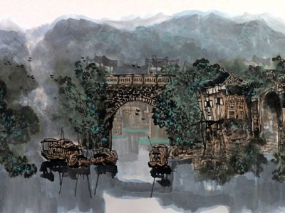 筆縱意馳 山明水秀——當(dāng)代山水畫(huà)家王夢(mèng)湖先生作品（《西部成功書(shū)畫(huà)家》刊載）賞讀