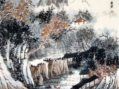 墨彩同輝 氣韻生動——《西部成功書畫》刊載梁國海山水畫作品欣賞