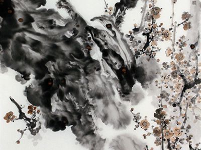 水墨氤氳 梅綻迎春——《西部成功書畫家》刊載梁國榮先生花鳥作品賞析