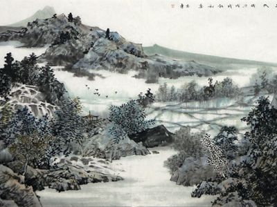 皴筆有致 田園氣意——《西部成功書畫家》刊載青年畫家徐志勇山水作品賞析