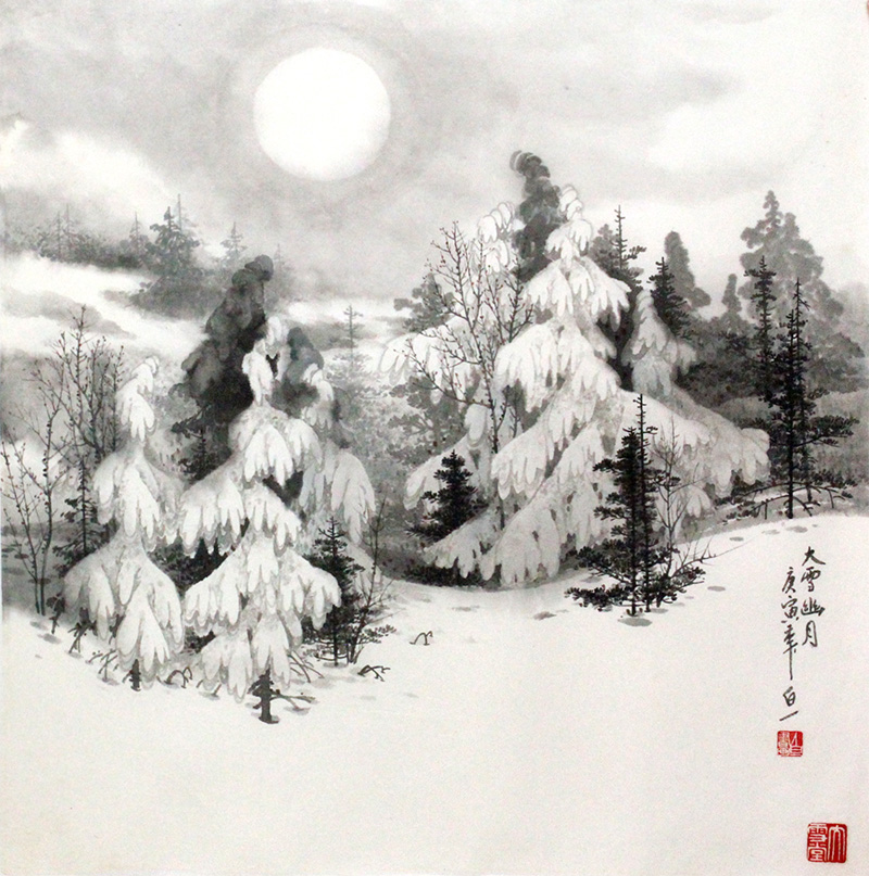 造景取真 明凈無染 ——吉林大學藝術系教授徐白一先生作品（《西部成功書畫家刊載》刊載）賞讀