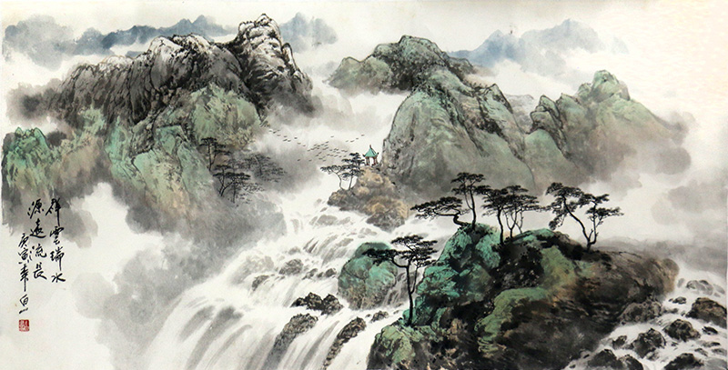 造景取真 明凈無染 ——吉林大學藝術系教授徐白一先生作品（《西部成功書畫家刊載》刊載）賞讀