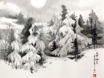 造景取真 明凈無染 ——吉林大學藝術系教授徐白一先生作品（《西部成功書畫家刊載》刊載）賞讀