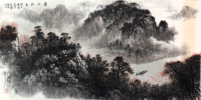 墨寫峰骨立 彩賦山精神——當代山水畫家王信聰先生作品（《西部成功書畫家》刊載）賞讀