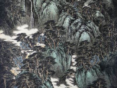 泠泠泉鳴 颯颯松風——《西部成功書畫家》刊載山東青年山水畫家宋毅巨幅作品賞析