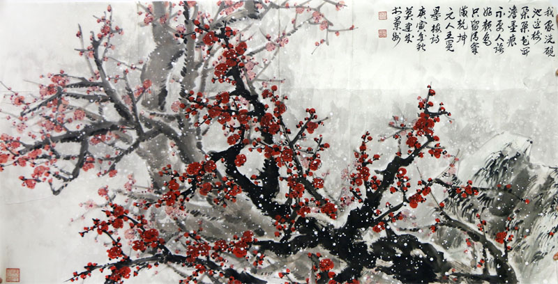梅蘭竹菊韻 春夏秋冬景——讀莫建成先生花鳥畫（《西部成功書畫家》刊載）