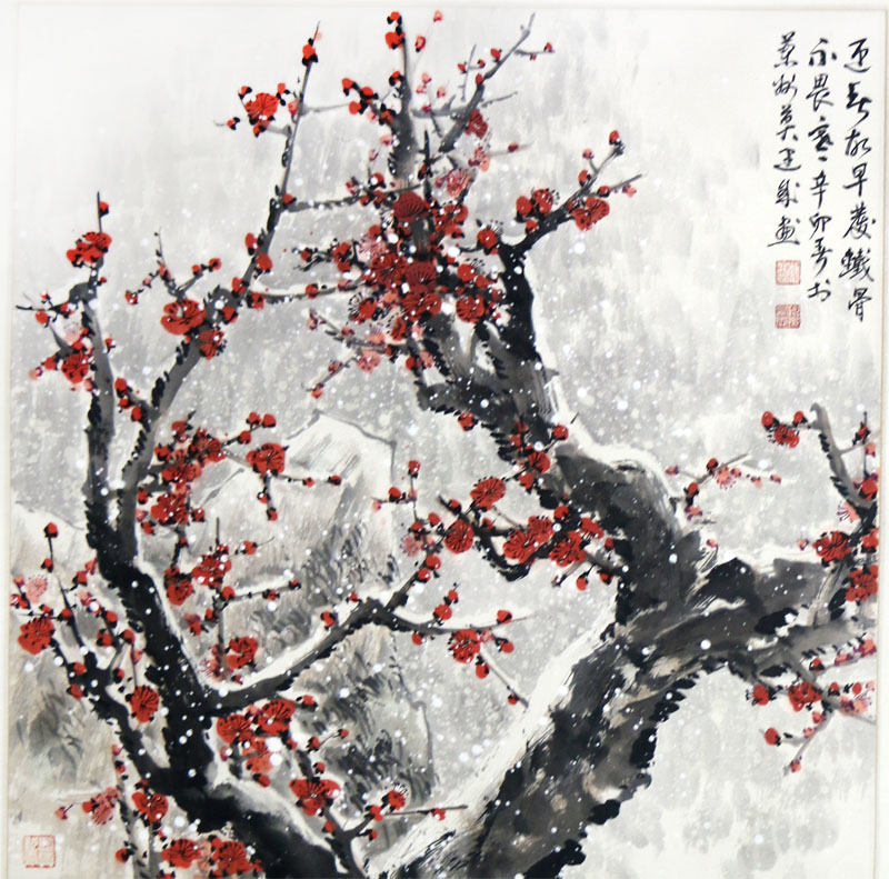 梅蘭竹菊韻 春夏秋冬景——讀莫建成先生花鳥畫（《西部成功書畫家》刊載）