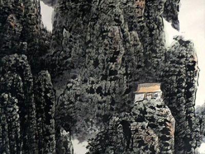 皴筆陣列 點厾成勢——當代著名山水畫家李明久先生作品（《西部成功書畫家》刊載）賞讀