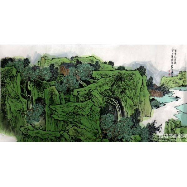 《苗家仙居圖》