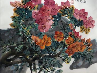 雜花絢麗 斑斕得趣——中央美院郭怡孮教授作品（《西部成功書畫家》刊載）賞讀