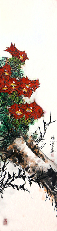 雜花絢麗 斑斕得趣——中央美院郭怡孮教授作品（《西部成功書畫家》刊載）賞讀