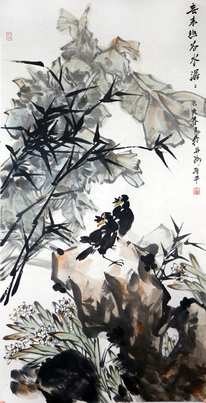 筆落荷圖清 雙棲有別趣——《西部成功書畫家》刊載山西美協(xié)副主席徐晉平先生作品賞析