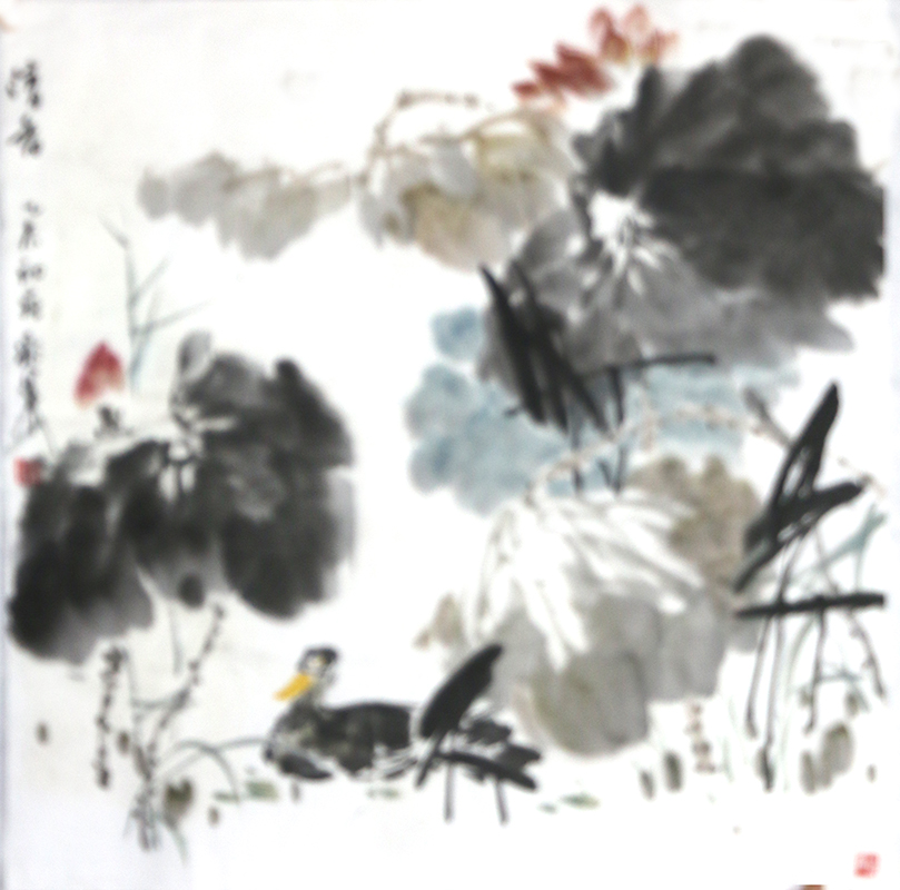滿塘荷韻醉清風(fēng)——《西部成功書畫家》刊載劉彩軍畫作簡賞