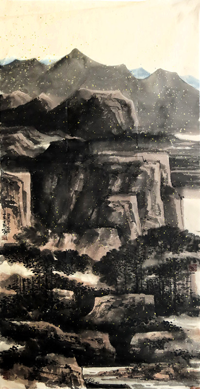 筆兼中西 心契大千——中美協(xié)理事、陜西美協(xié)副主席王犇先生作品（《西部成功書畫家》刊載）賞讀