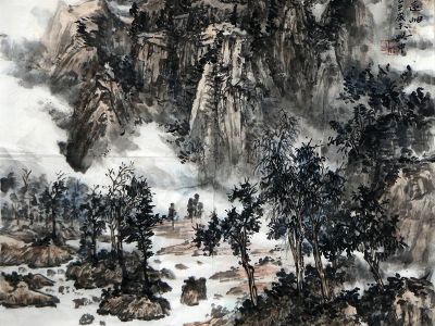 溪山幽寂 云岫遠逸——《西部成功書畫家》刊載蘭州美協副主席張興中先生作品賞析