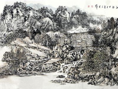 筆枯峰巒秀 墨蒼山川靜——《西部成功書畫家》刊載陜西趙平先生畫作賞析
