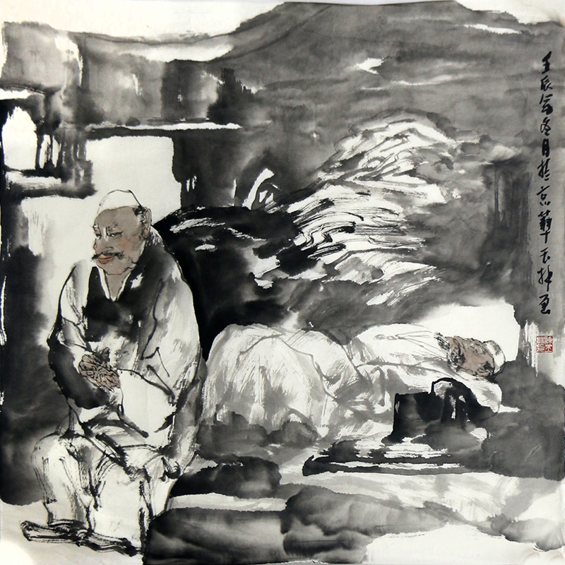 筆為淡泊心跡 畫寫閑逸心聲——當(dāng)代畫家陳玉林先生人物畫作（《西部成功書畫家》刊載）簡析