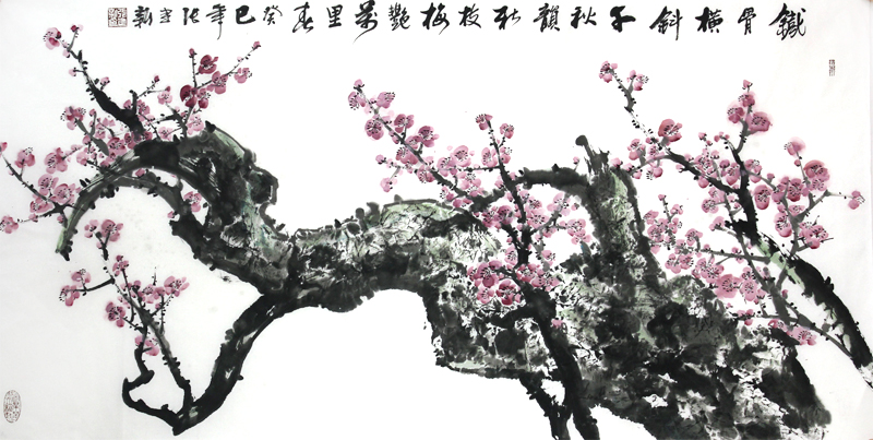 ?蒼松梅花共一春——讀張建新先生花鳥畫（《西部成功書畫家》）刊載有感