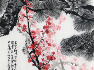?蒼松梅花共一春——讀張建新先生花鳥畫（《西部成功書畫家》）刊載有感