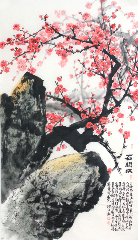 ?蒼松梅花共一春——讀張建新先生花鳥畫（《西部成功書畫家》）刊載有感