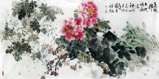 潤澤明艷 其中有象——王祖銘先生花鳥畫（《西部成功書畫家》刊載）賞讀