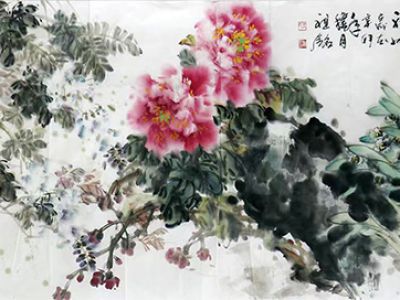 潤澤明艷 其中有象——王祖銘先生花鳥畫（《西部成功書畫家》刊載）賞讀