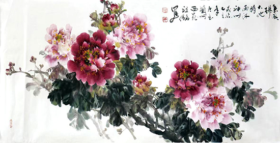 潤澤明艷 其中有象——王祖銘先生花鳥畫（《西部成功書畫家》刊載）賞讀