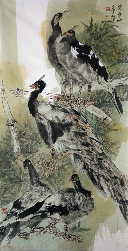 墨舞彩逸 自然渾肆——當代花鳥畫家余昌宇先生作品（《西部成功書畫家》刊載）賞讀